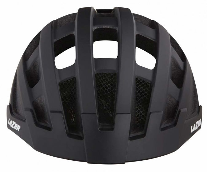 fietshelm compact deluxe unisex zwart maat 54-61 cm
