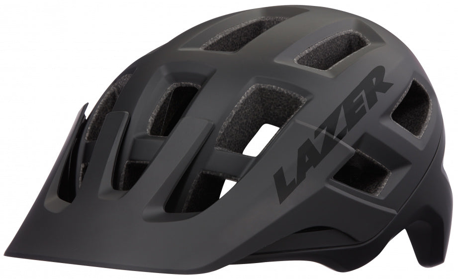 fietshelm coyote unisex zwart maat 52-56 cm