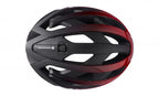 fietshelm genesis unisex rood/zwart maat 55-59 cm
