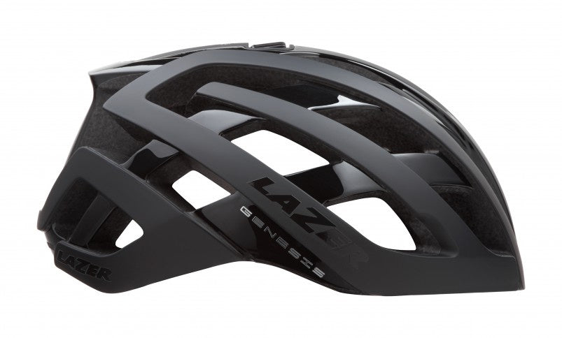 fietshelm genesis unisex zwart maat 58-61 cm