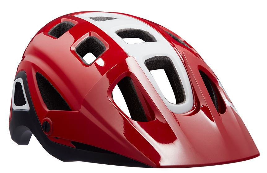 fietshelm impala rood/wit maat 52-56 cm