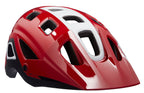 fietshelm impala rood/wit maat 52-56 cm