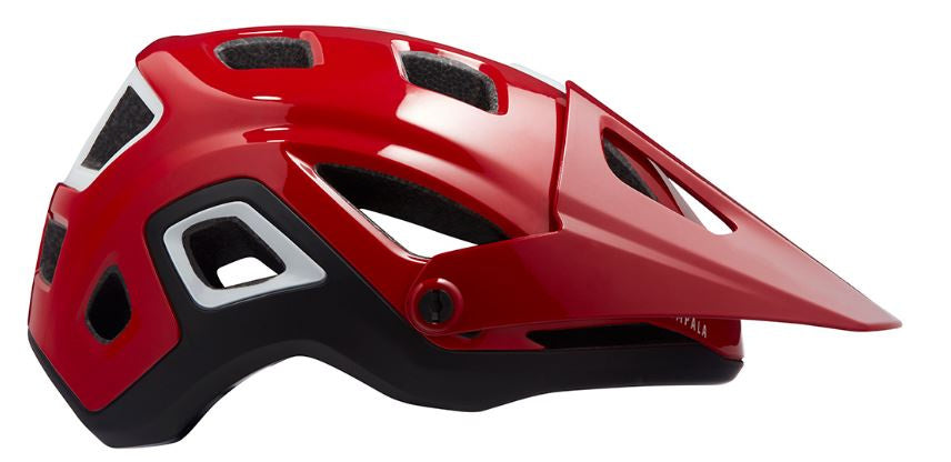 fietshelm impala rood/wit maat 52-56 cm