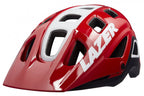 fietshelm impala rood/wit maat 52-56 cm