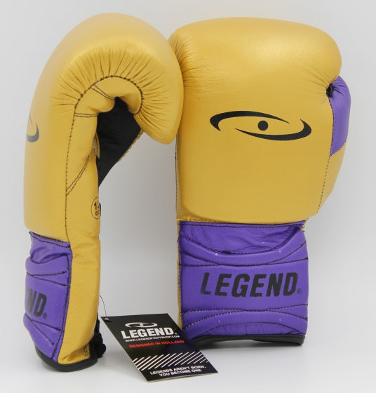bokshandschoenen Limited Legendary goud/paars mt 12oz