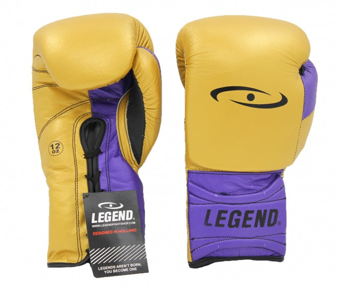 bokshandschoenen Limited Legendary goud/paars mt 12oz
