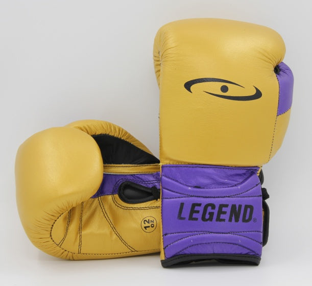 bokshandschoenen Limited Legendary goud/paars mt 10oz