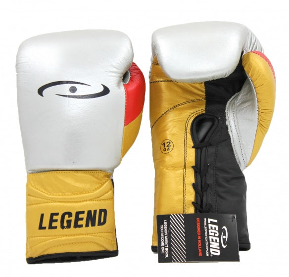 bokshandschoenen Limited Legendary zilver/goud/zwart mt 10oz
