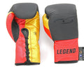 bokshandschoenen Limited Legendary zwart/rood/goud mt 14oz