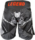 kickboksshort Spartan MMA unisex grijs maat XS