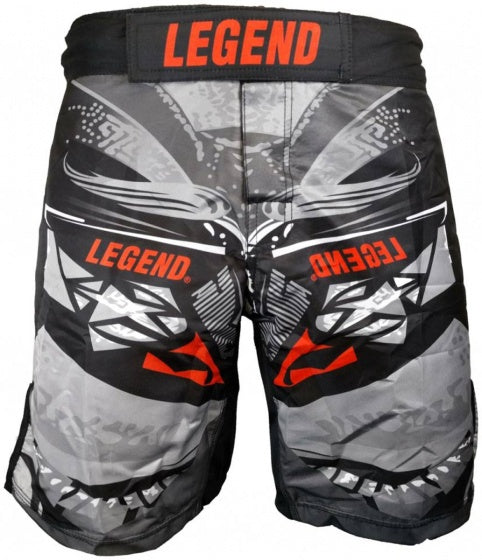 kickboksshort Spartan MMA unisex grijs maat XS