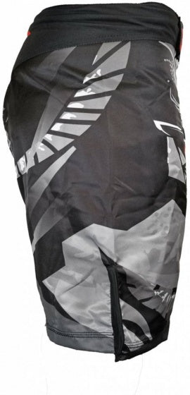 kickboksshort Spartan MMA unisex grijs maat XS