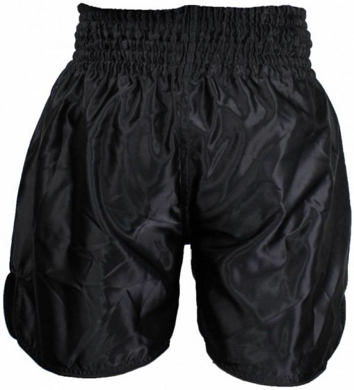 logo (kick)boksshort zwart maat XXS