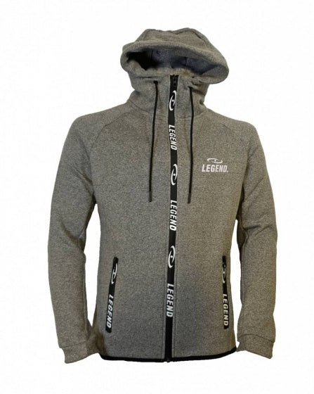 logo vest grijs maat XS
