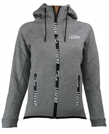 logo vest grijs maat XS