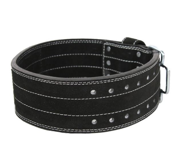 Power lifting fitness riem leder legend maat L