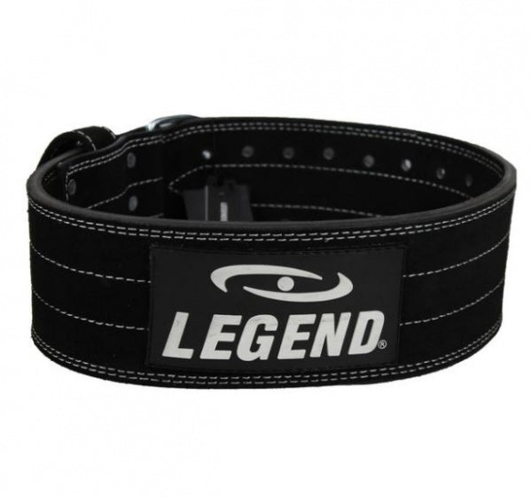 Power lifting fitness riem leder legend maat L
