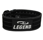 Power lifting fitness riem leder legend maat L