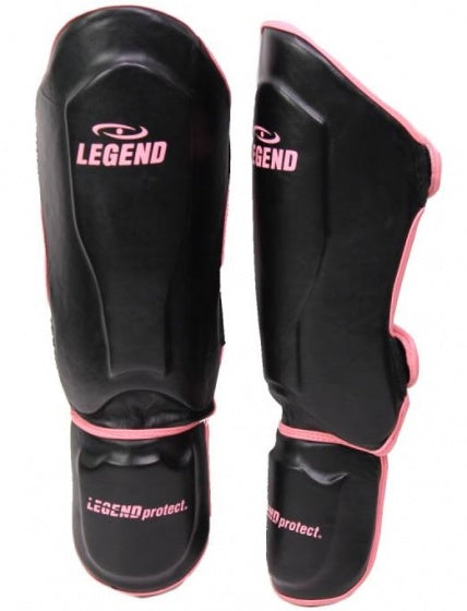 scheenbeschermers Best dames zwart/roze maat XS