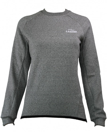 sportsweater heren polyester grijs maat S