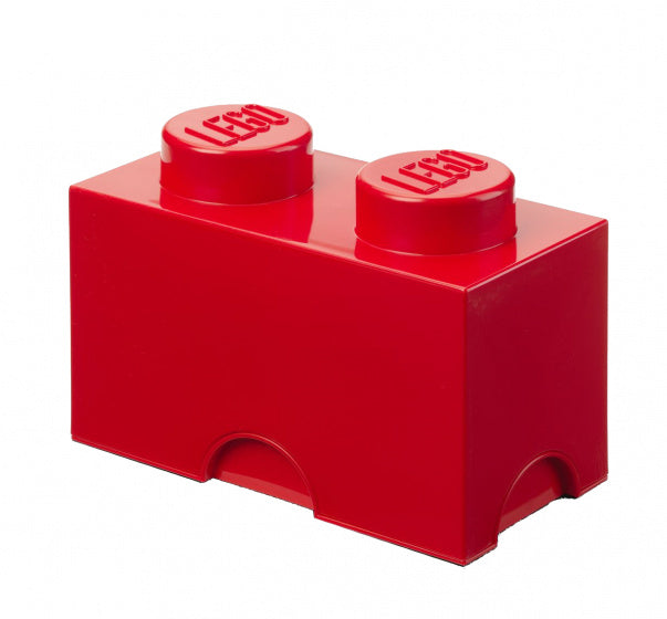 Room copenhagen lego storage brick 2 rood