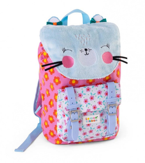 rugzak junior 9 liter 24 x 34 cm polyester roze/blauw