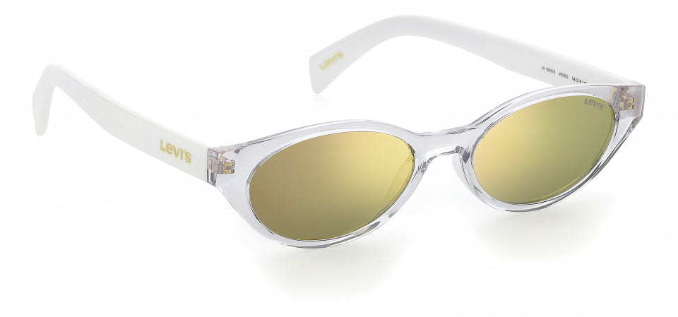 zonnebril 1003/S dames cat.3 cat-eye polyamide wit/groen