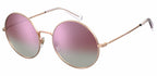 zonnebril 1011/S dames cat. 3 rond staal roségoud/roze