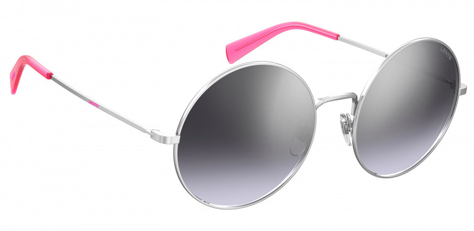 zonnebril 1011/S dames cat. 3 rond staal zilver/grijs