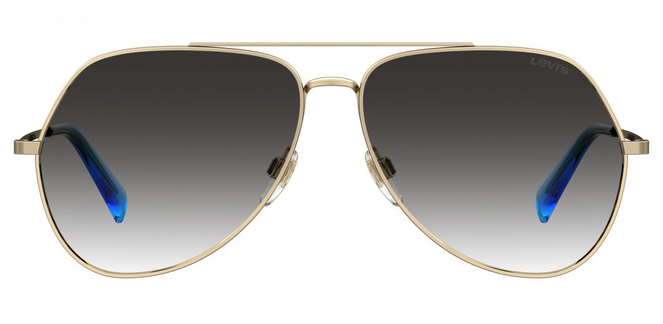 zonnebril 1012/S unisex cat.3 piloot staal goud/grijs