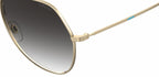 zonnebril 1012/S unisex cat.3 piloot staal goud/grijs