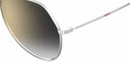 zonnebril 1012/S unisex cat. 3 piloot staal zilver/grijs