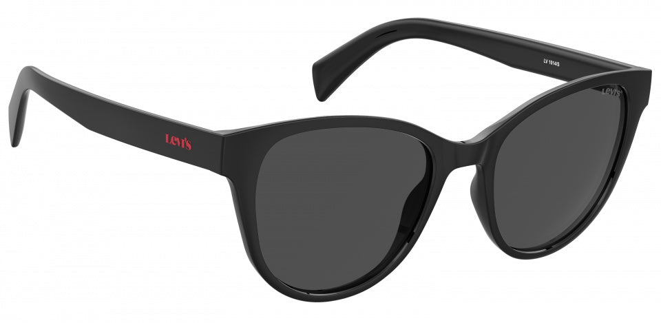 zonnebril 1014/S dames cat.3 cat-eye polyamide zwart/grijs