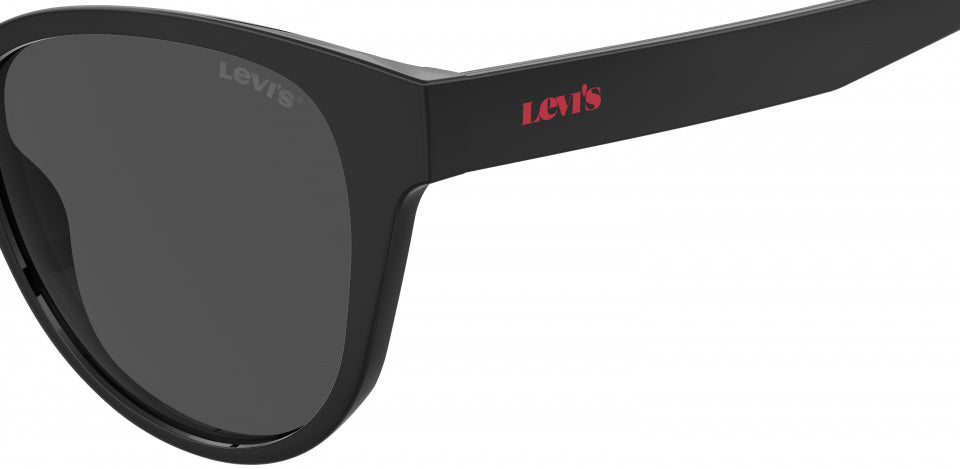 zonnebril 1014/S dames cat.3 cat-eye polyamide zwart/grijs