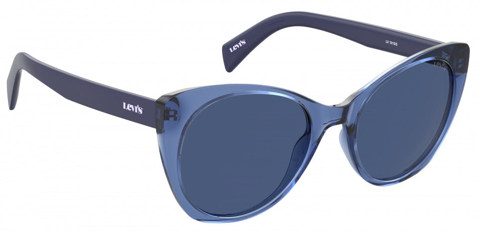 zonnebril 1015/S dames cat.3 cat-eye polyamide blauw
