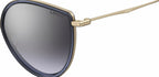 zonnebril 5011/S dames cat. 3 cat-eye staal goud/blauw