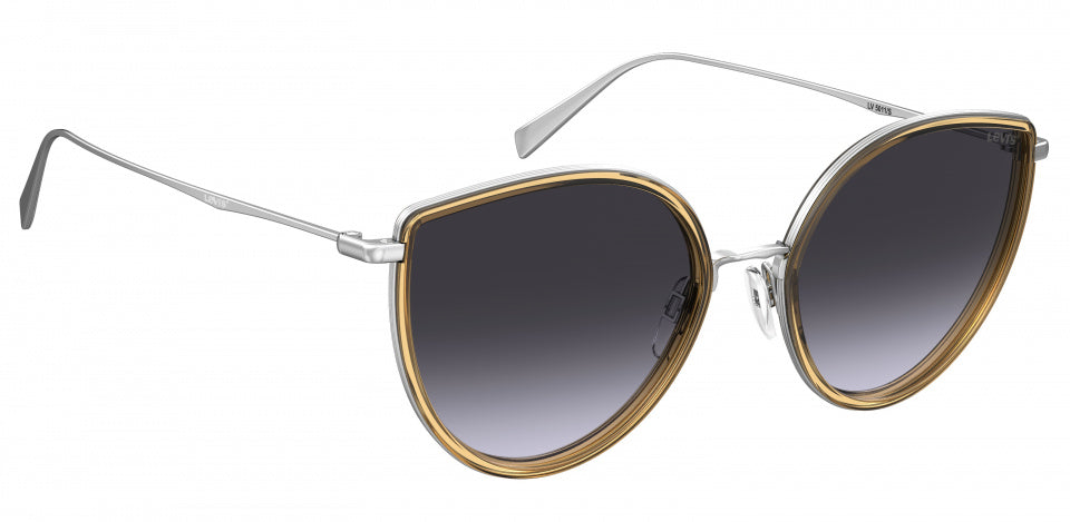 zonnebril 5011/S dames cat. 3 cat-eye staal zilver/grijs