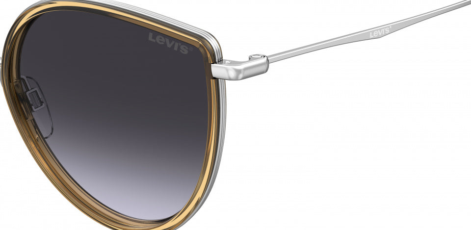 zonnebril 5011/S dames cat. 3 cat-eye staal zilver/grijs