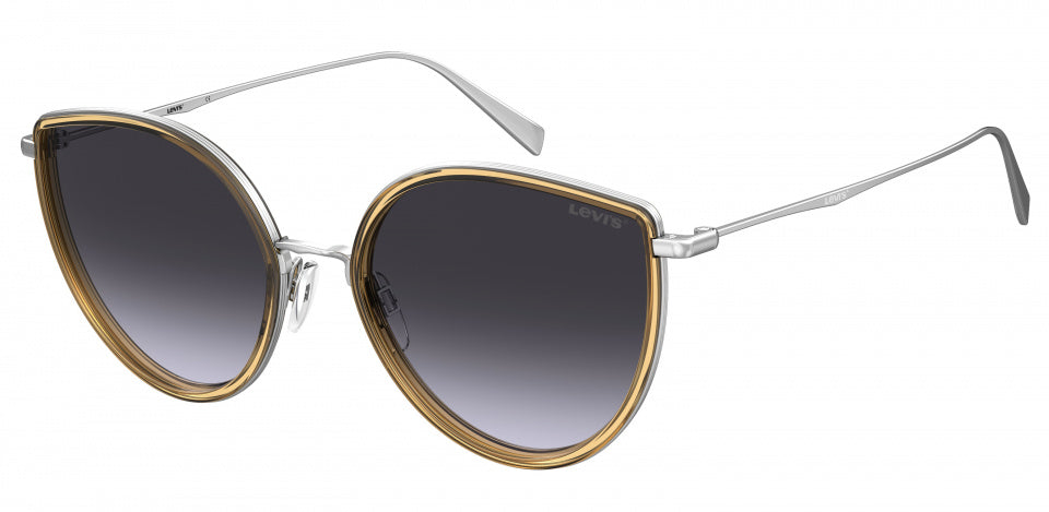 zonnebril 5011/S dames cat. 3 cat-eye staal zilver/grijs