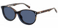 zonnebril 5012/CS cat.3 ovaal acrylaat bruin/blauw