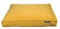 hondenkussenhoes Velvet 90 x 65 cm polyester geel