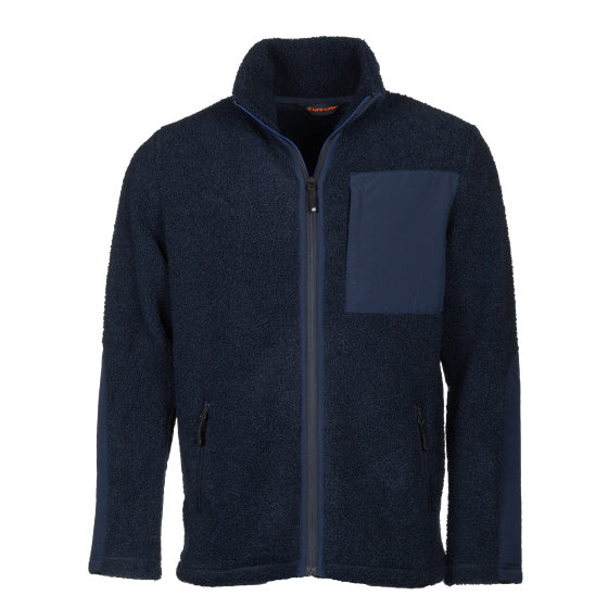 Life line Artic Sherpa Fleece Jack heren blauw maat L