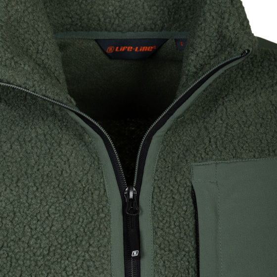 Life line Artic Sherpa Fleece Jack heren groen maat L