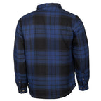 Life line Jervis Padded Flannel Shirt heren blauw zwart maat XXL