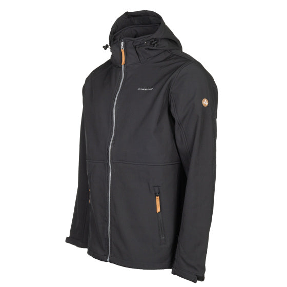 Life line Kasper softshell jacket heren zwart maat S