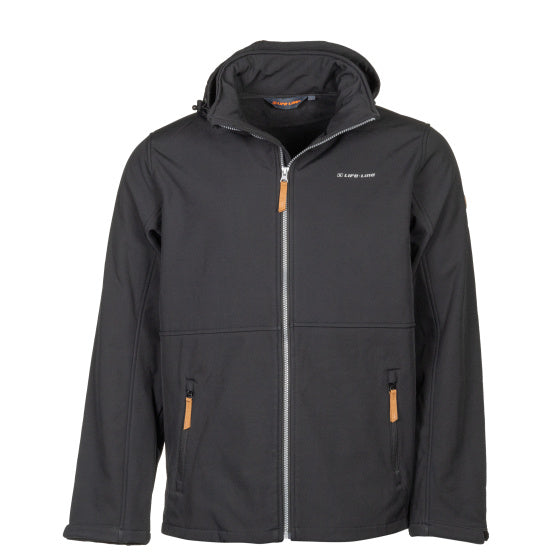Life line Kasper softshell jacket heren zwart maat 3XL