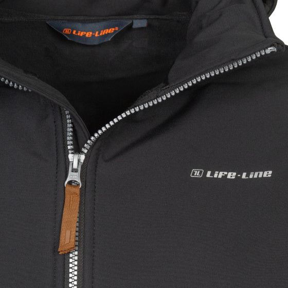 Life line Kasper softshell jacket heren zwart maat 3XL