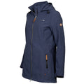 Life line Kya softshell parka dames donkerblauw maat S