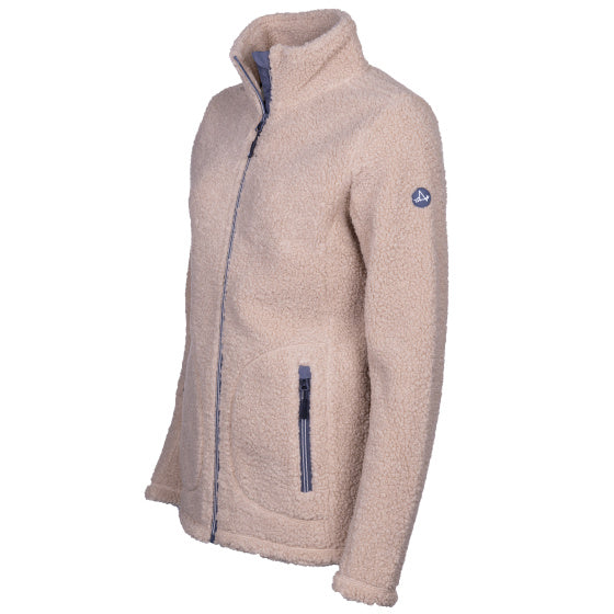 Life line Lorne Sherpa Fleecejas dames beige maat 3XL