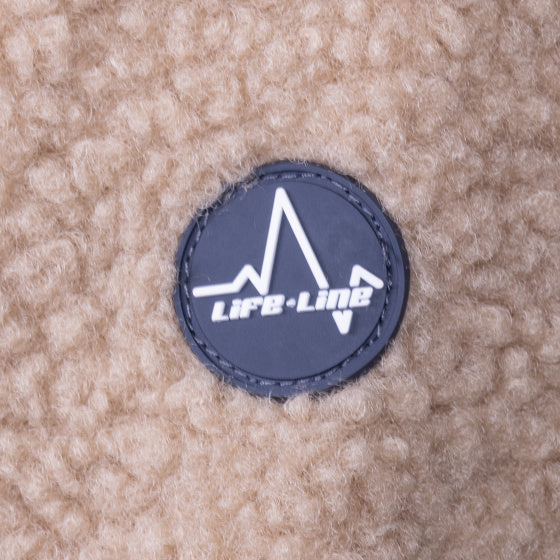 Life line Lorne Sherpa Fleecejas dames beige maat L